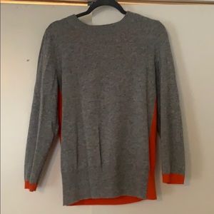 JCREW block color cashmere sweater
